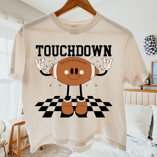 Retro Touchdown 2 Football DTF Transfer