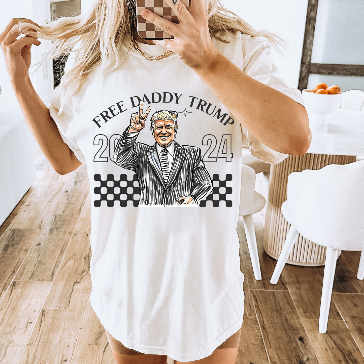 Free Daddy Trump 2024 DTF Transfer