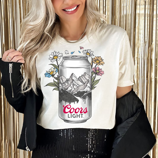 Floral Coors DTF Transfer