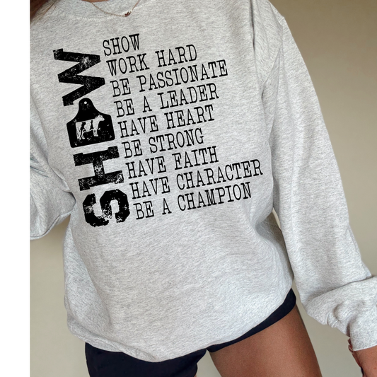 Cattle Cow Showing Western Single Color Screen Print Transfer