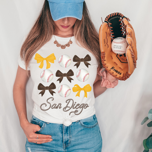 San Diego Baseball DTF Transfer