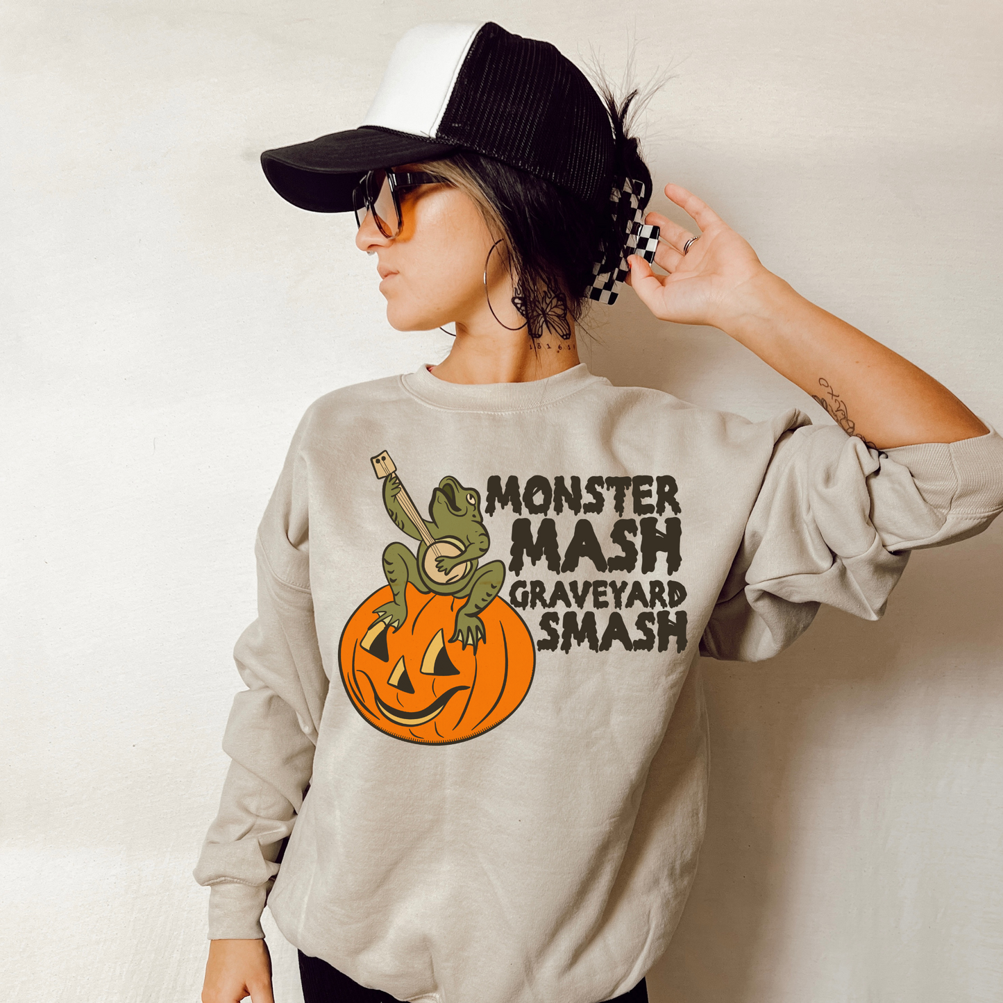 Monster Mash Graveyard Smash Halloween DTF Transfer