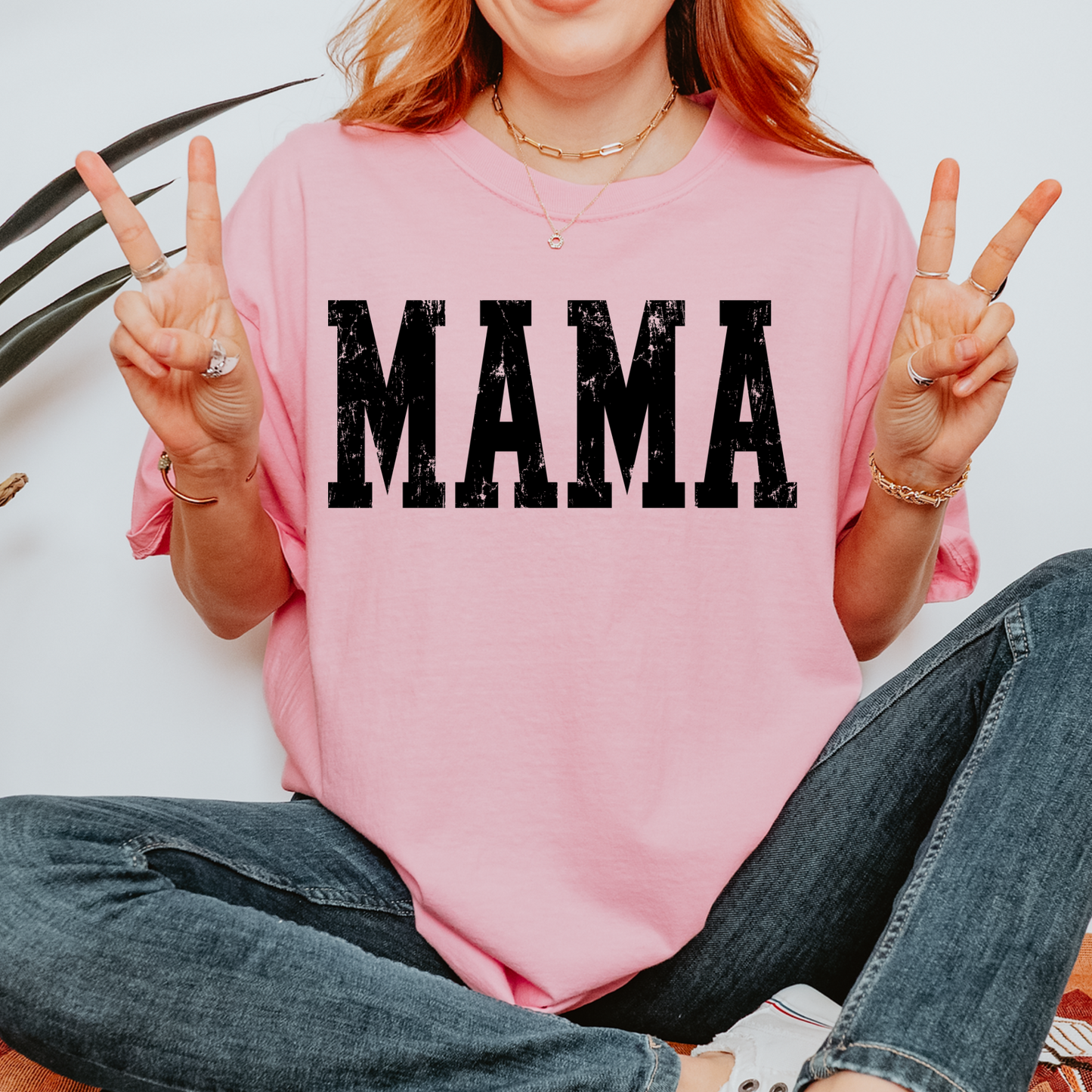 Black Mama Varsity DTF Transfer