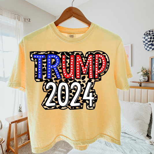 Leopard Trump 2024 DTF Transfer