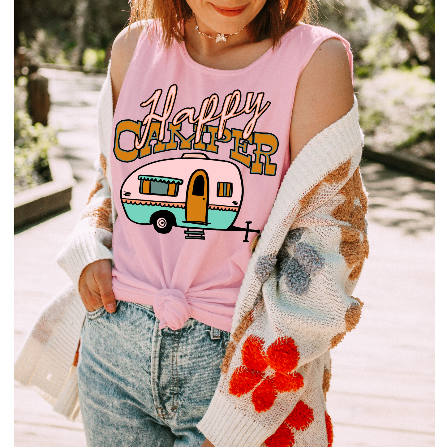 Happy Camper Travel DTF Transfer