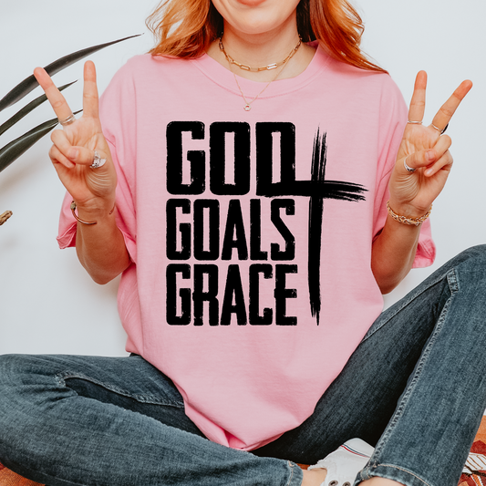 God Goals Grace Exclusive DTF Transfer