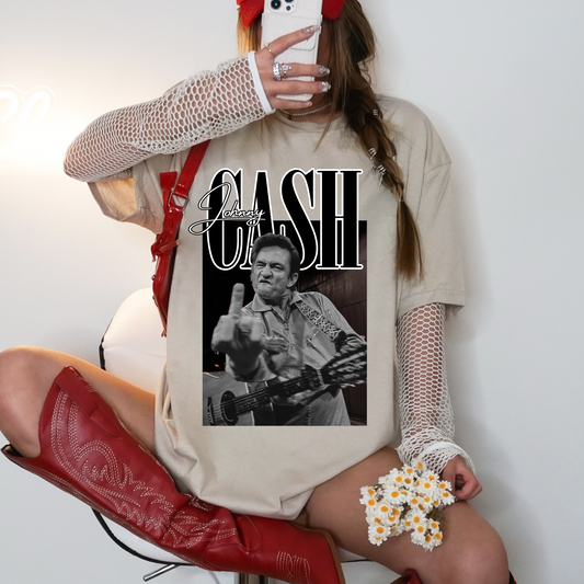 Vintage 90's Black Cash DTF Transfer