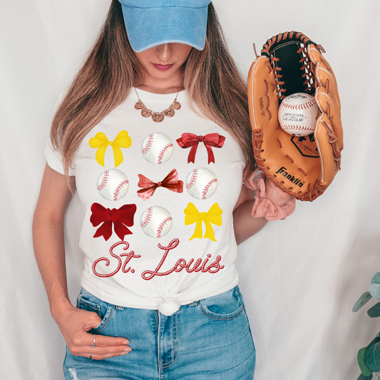 St. Louis Baseball DTF Transfer