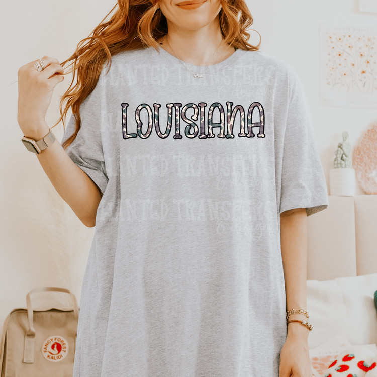 Camo Louisiana Exclusive Sublimation Transfer