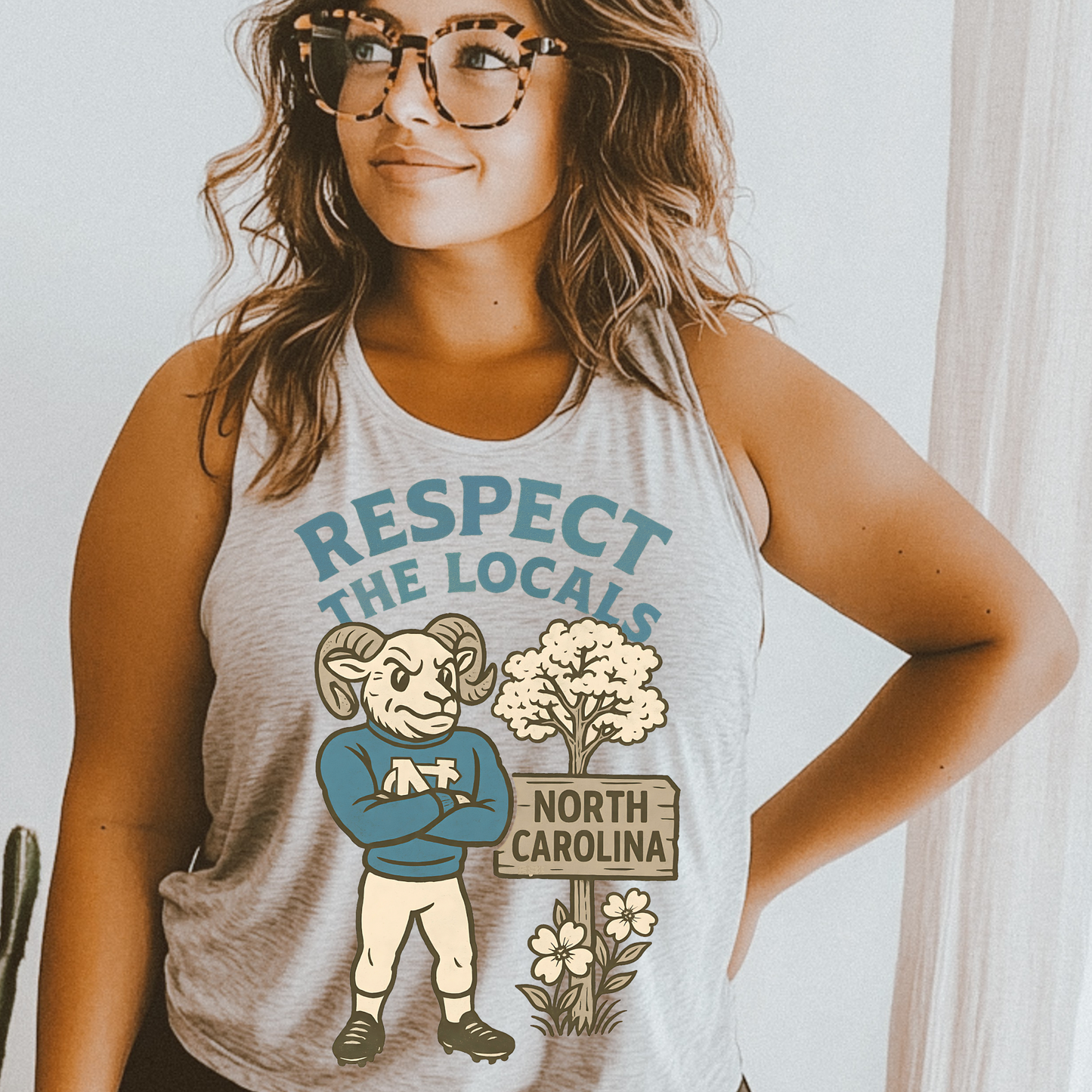 Respect the Locals North Carolina DTF Transfer