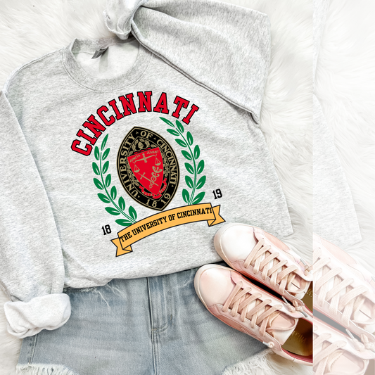 Cincinnati Vintage Stadium DTF Transfer