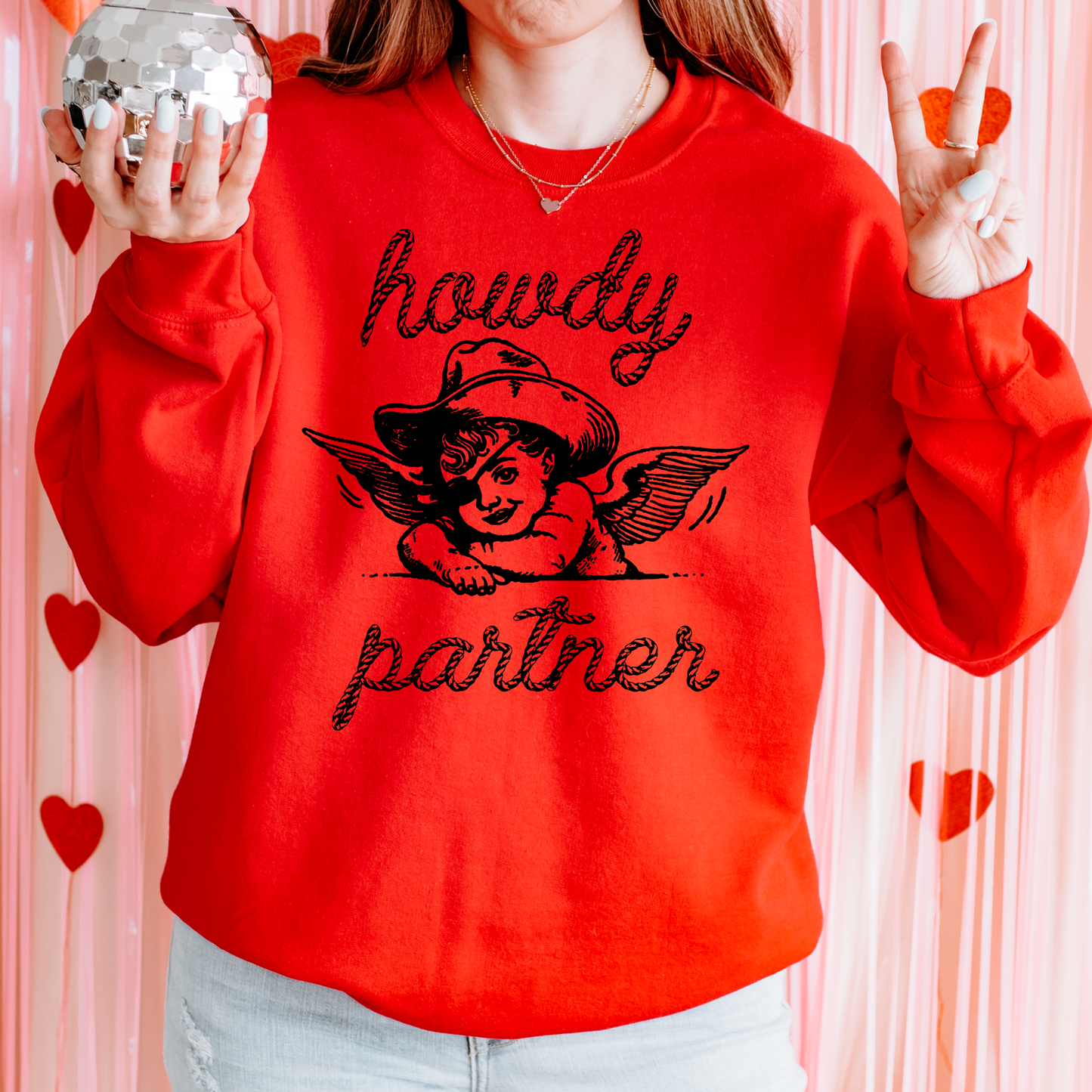 Howdy Partner Valentine's Western PNG Digital Download