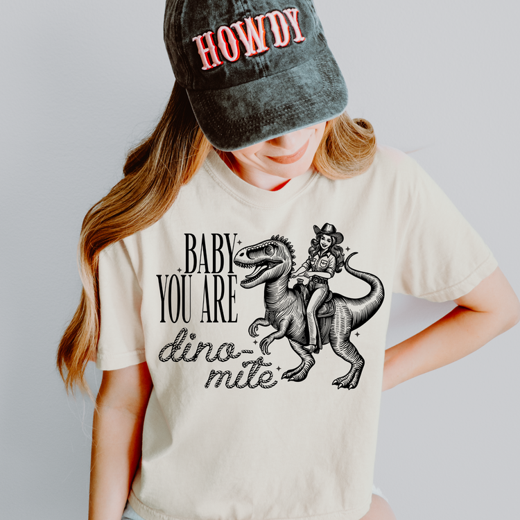 Baby, You are Dino-Mite Valentine's Western PNG Digital Download