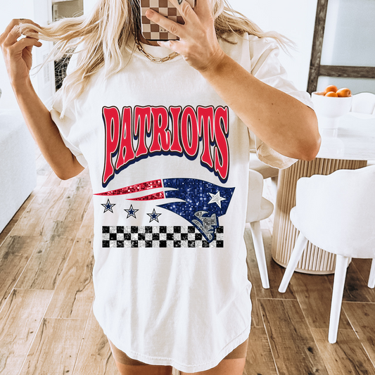 Glitter Patriots DTF Transfer