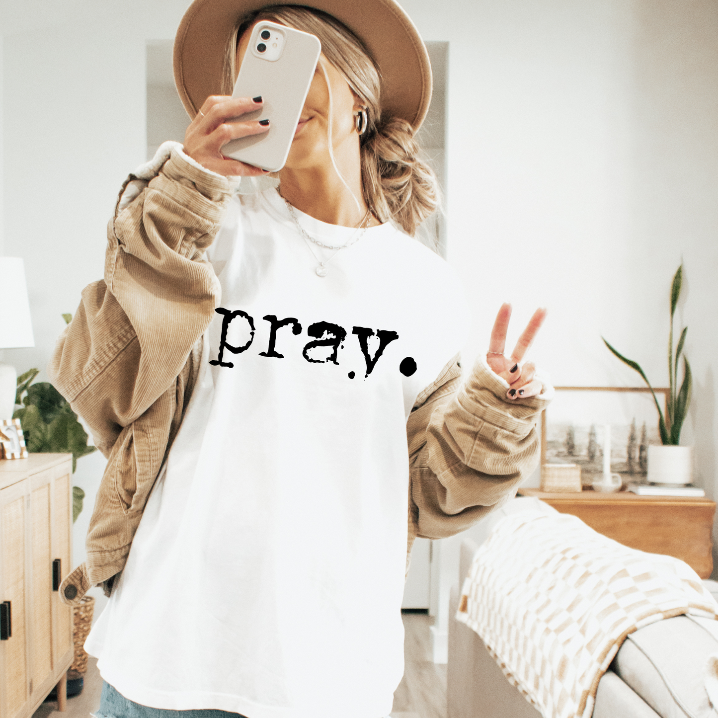 Pray Typography Faith DTF Transfer