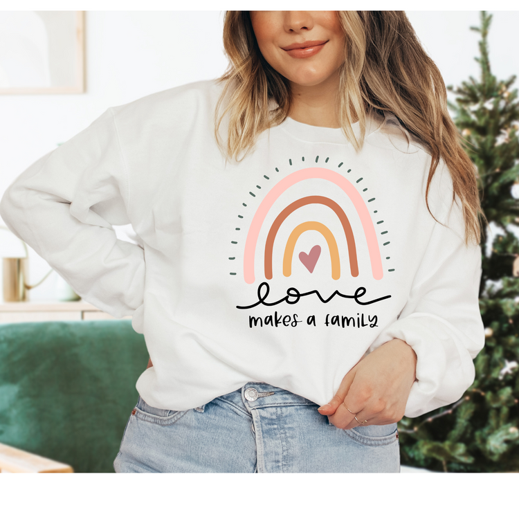 Love Makes a Family DTF Transfer