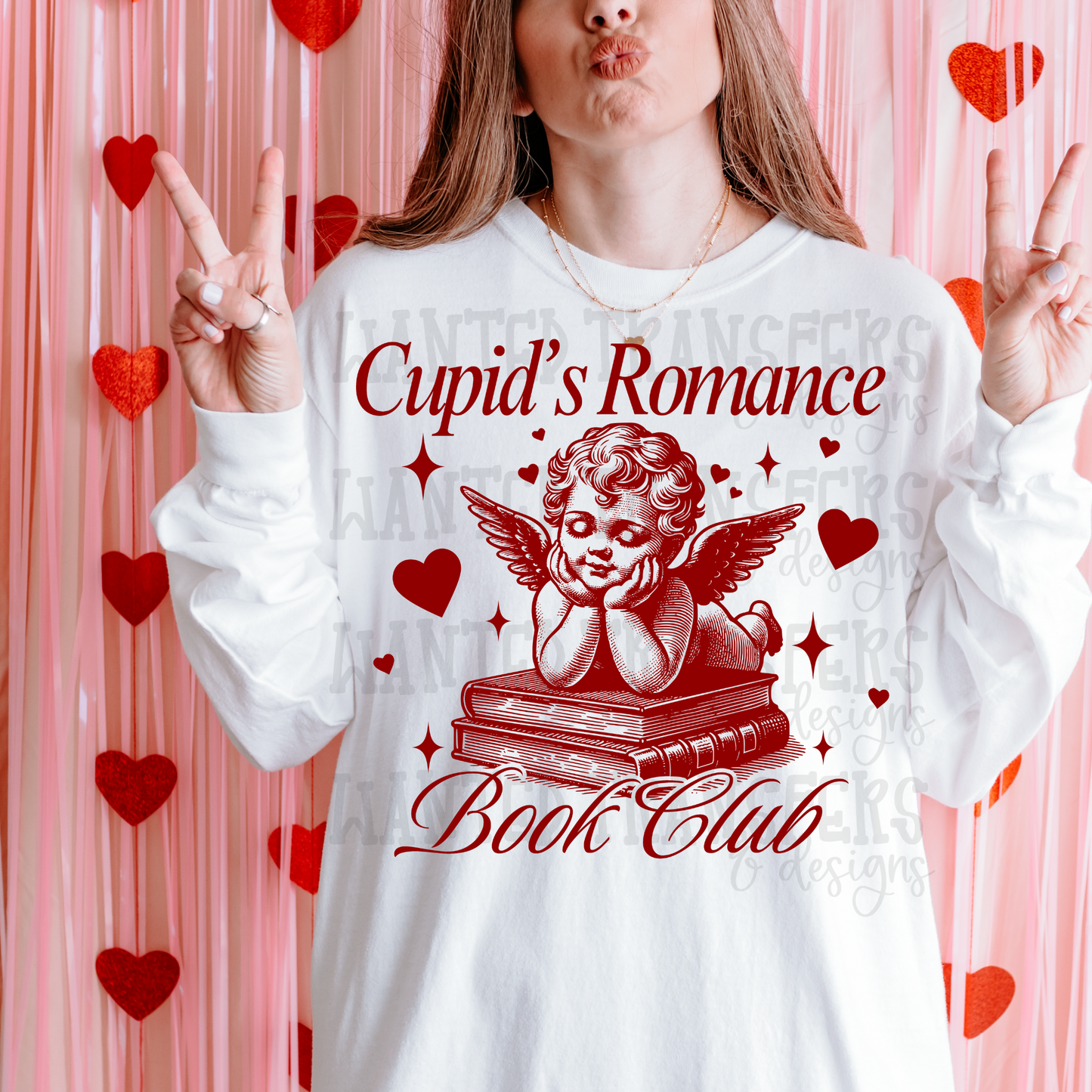 Cupid's Romance Book Club DTF Transfer