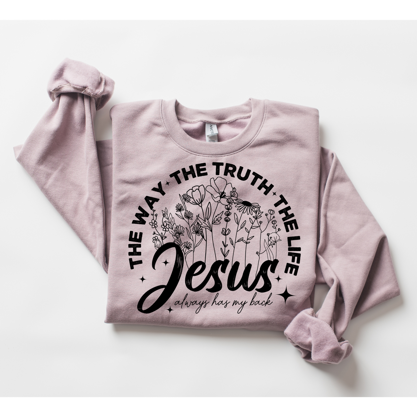 The Way, The Truth, The Life, Jesus DTF Transfer