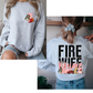 Fire Wife Bougie (FRONT + BACK INCLUDED) DTF Transfer