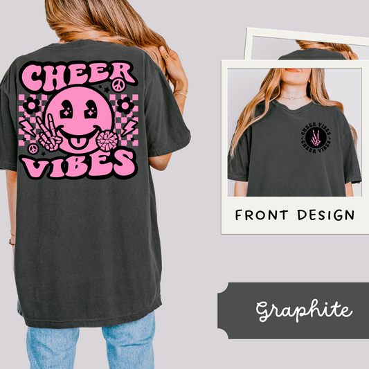 Cheer Vibes DTF Transfer (INCLUDES FRONT POCKET + BACK)