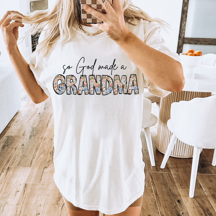 So God made a Grandma DTF Transfer