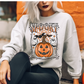 Spooky Ghost & Pumpkins Full Color Halloween DTF Transfer