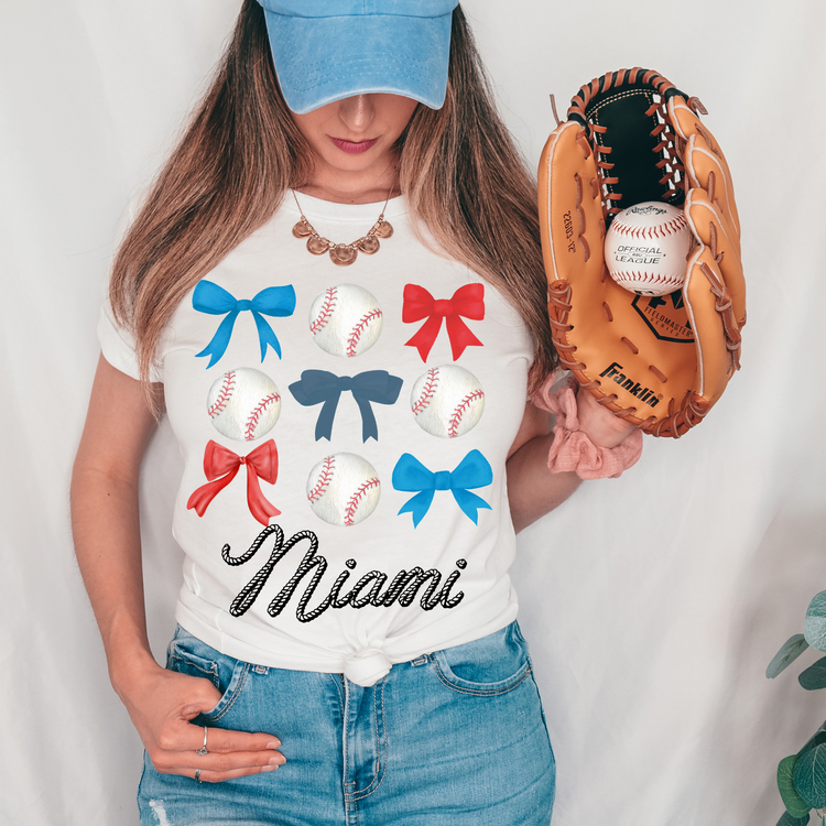 Miami Baseball DTF Transfer