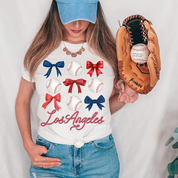 Los Angeles Baseball DTF Transfer