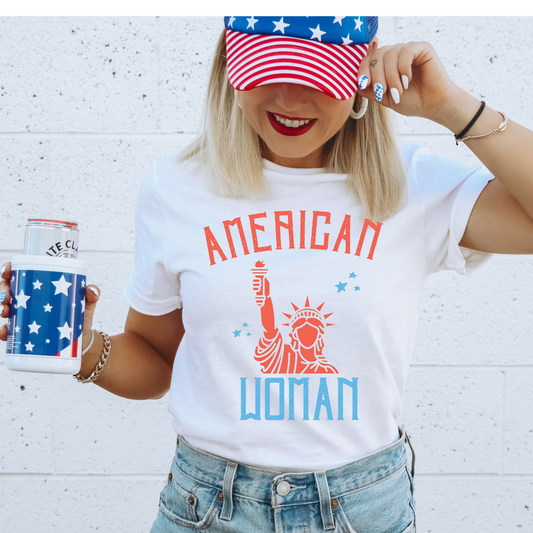 American Women 4th of July DTF Transfer