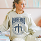 Redeemed Galations 2:20 Navy Font DTF Transfer