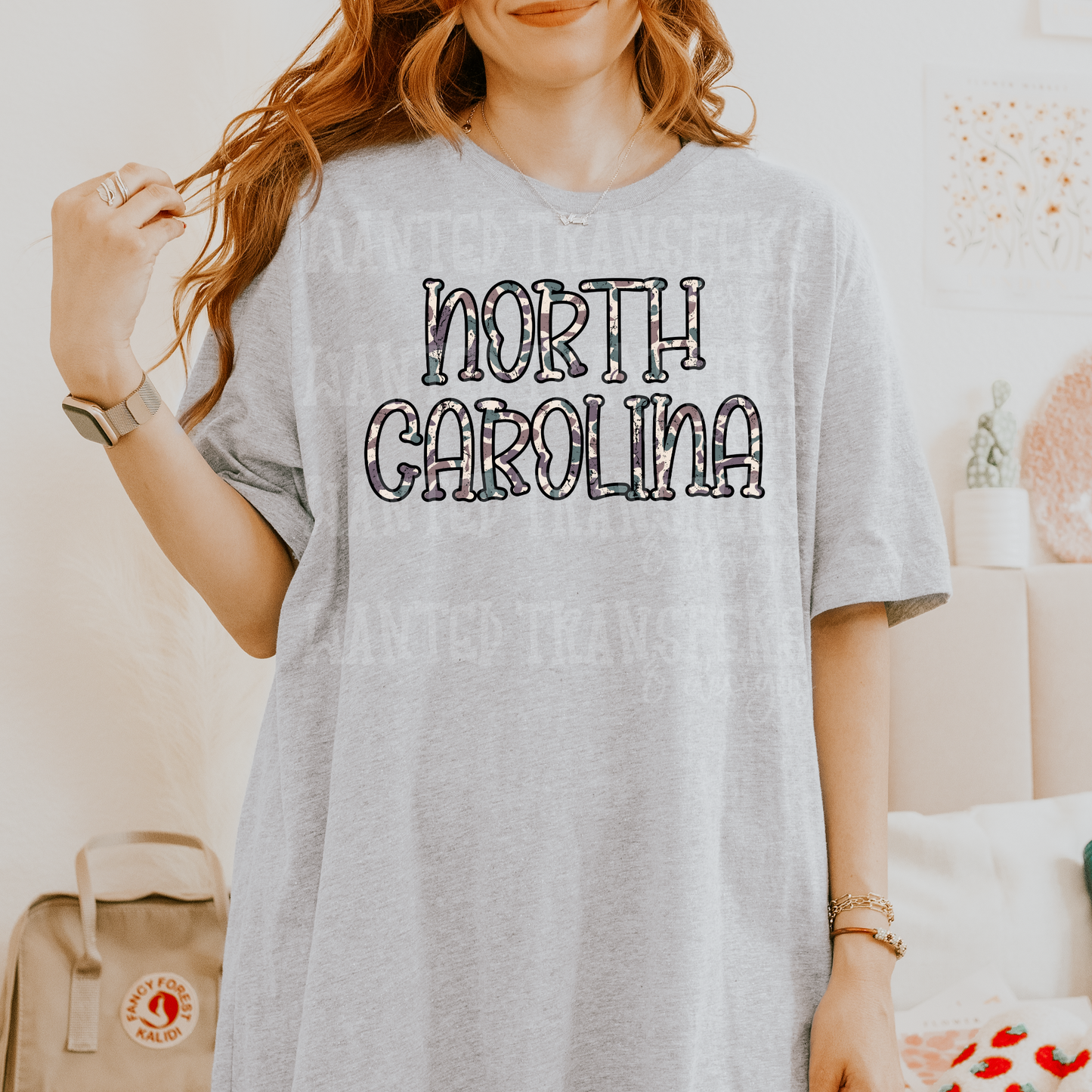 Camo North Carolina Exclusive Sublimation Transfer