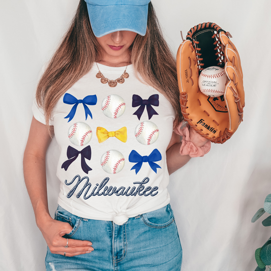 Milwaukee Baseball DTF Transfer