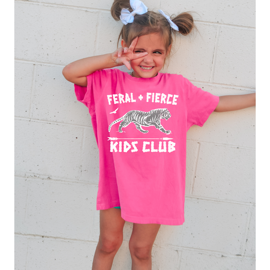 Feral + Fierce Kids Club Retro/Edgy DTF Transfer