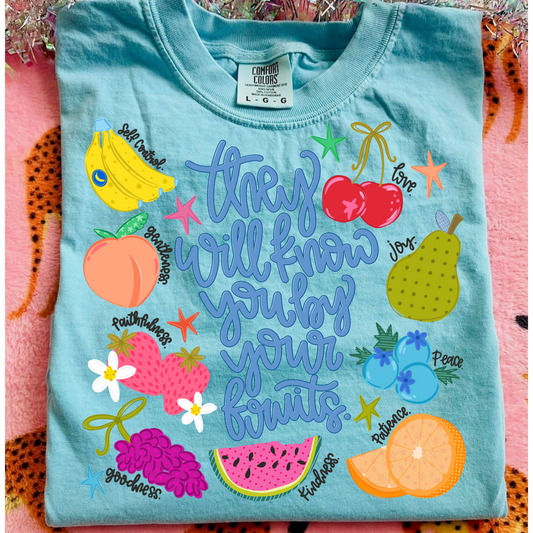 They will Know You by Your Fruits Faith DTF Transfer