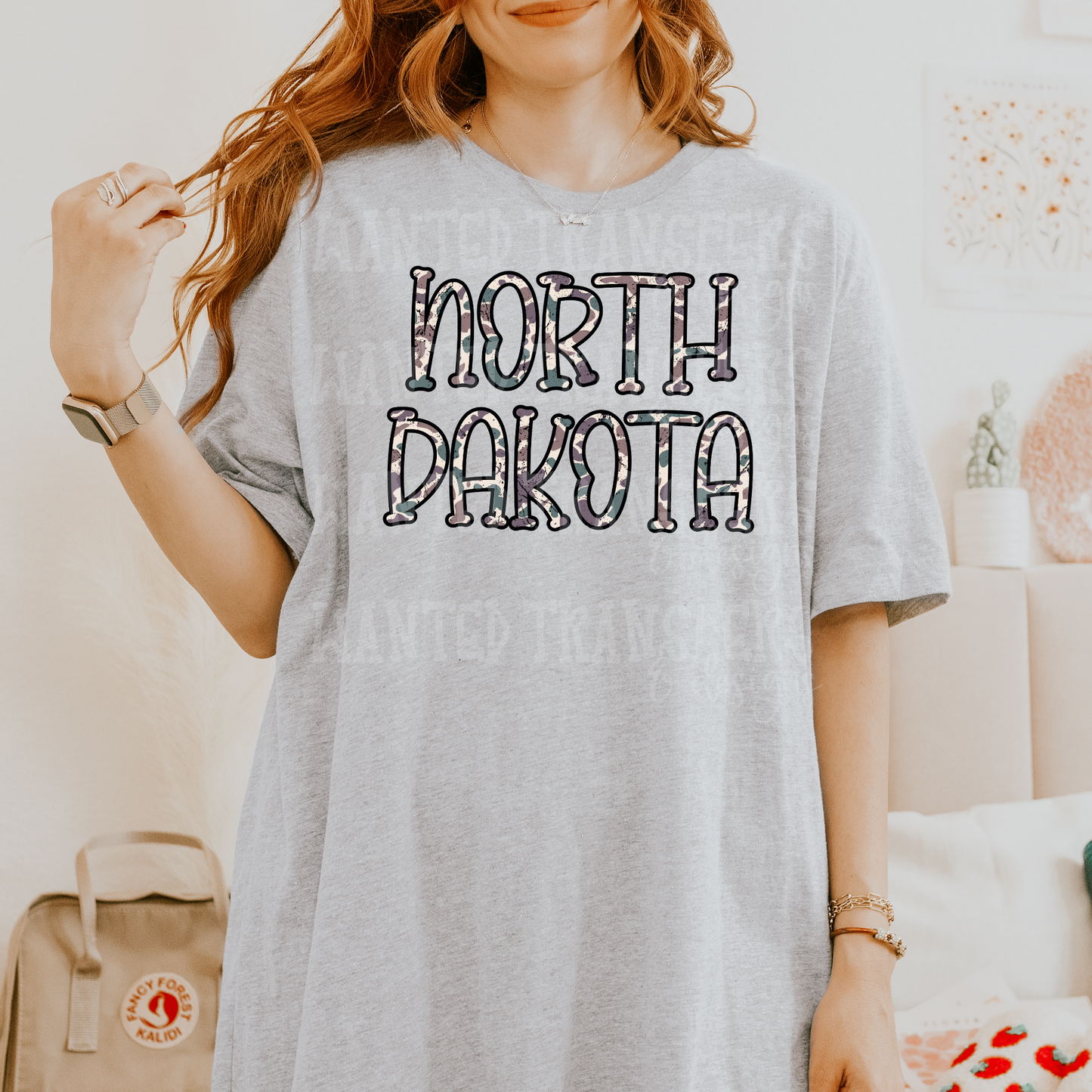 Camo North Dakota Exclusive Sublimation Transfer