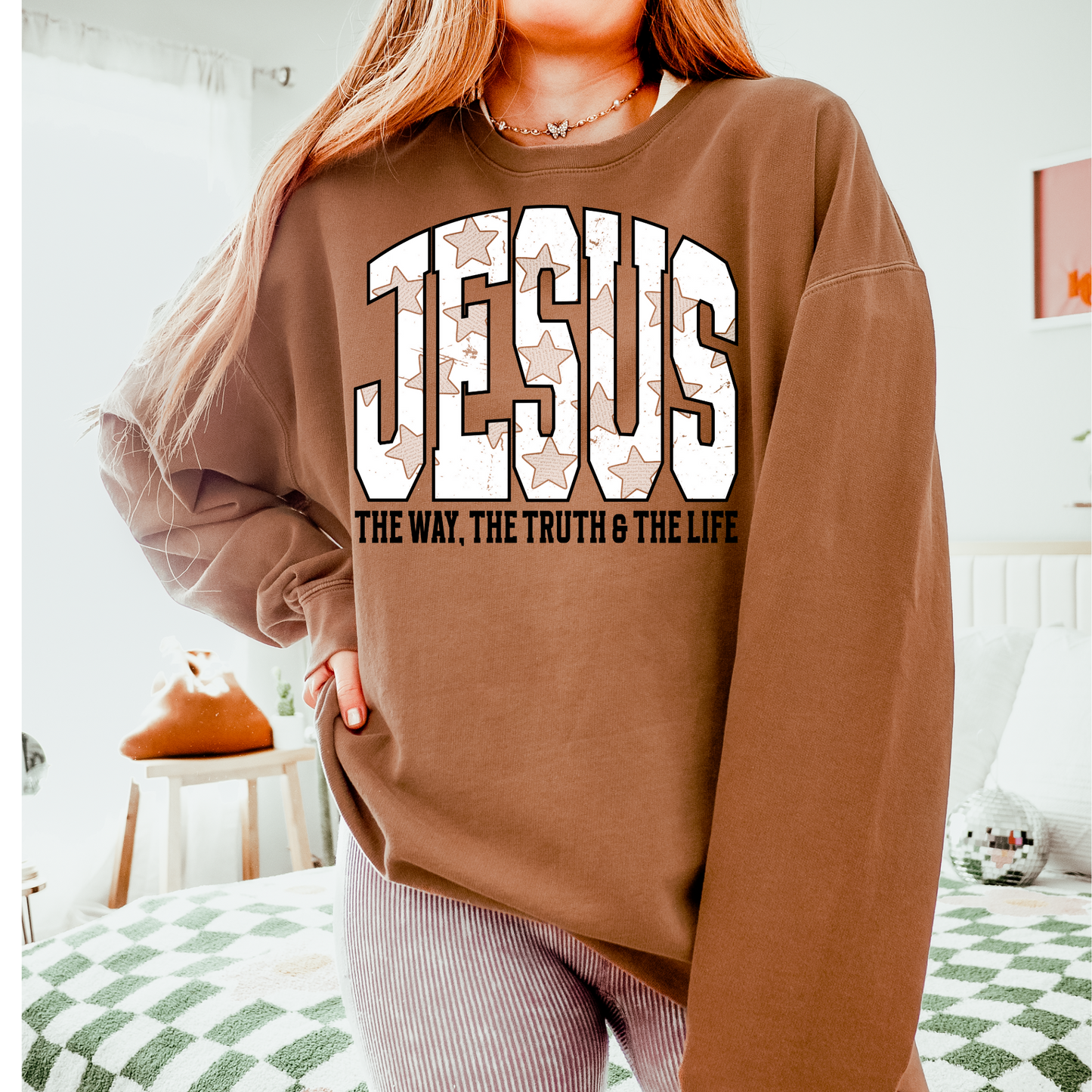 Jesus Star The Way, The Life & The Truth Clear Film Screen Print Transfer