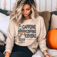 Caffeine Coffins Covens Retro Halloween DTF Transfer