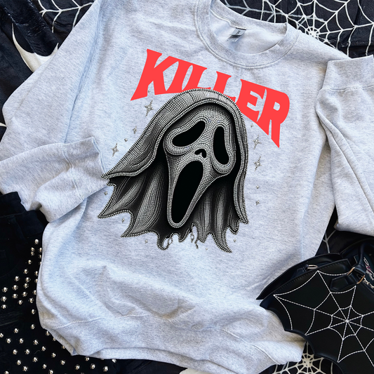 Rhinestone Killer (S) Halloween Horror DTF Transfer