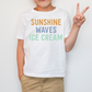 Sunshine Waves Ice Cream DTF Transfer