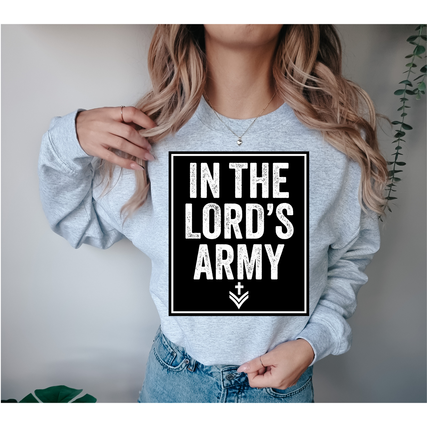 In the Lord's Army Black DTF Transfer