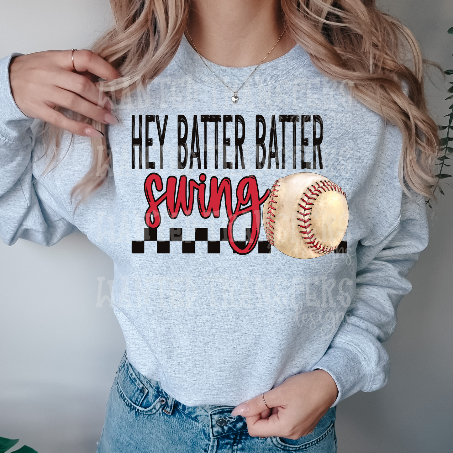 Hey Batter Batter Swing Exclusive Sublimation Transfer