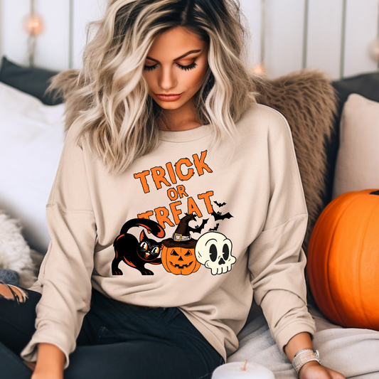 Trick or Treat Halloween DTF Transfer