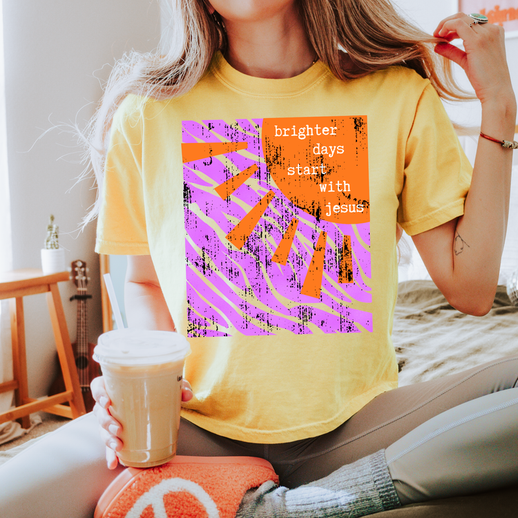 Brighter Days with Jesus Faith DTF Transfer