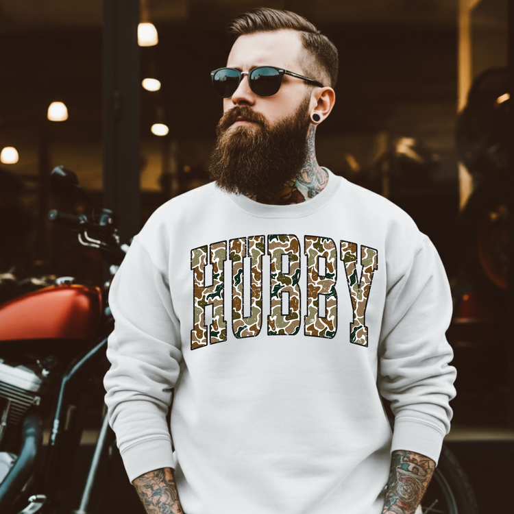 Camo Hubby DTF Transfer