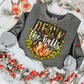 Deck the Halls Brushstroke Fire Neon Christmas DTF Transfer