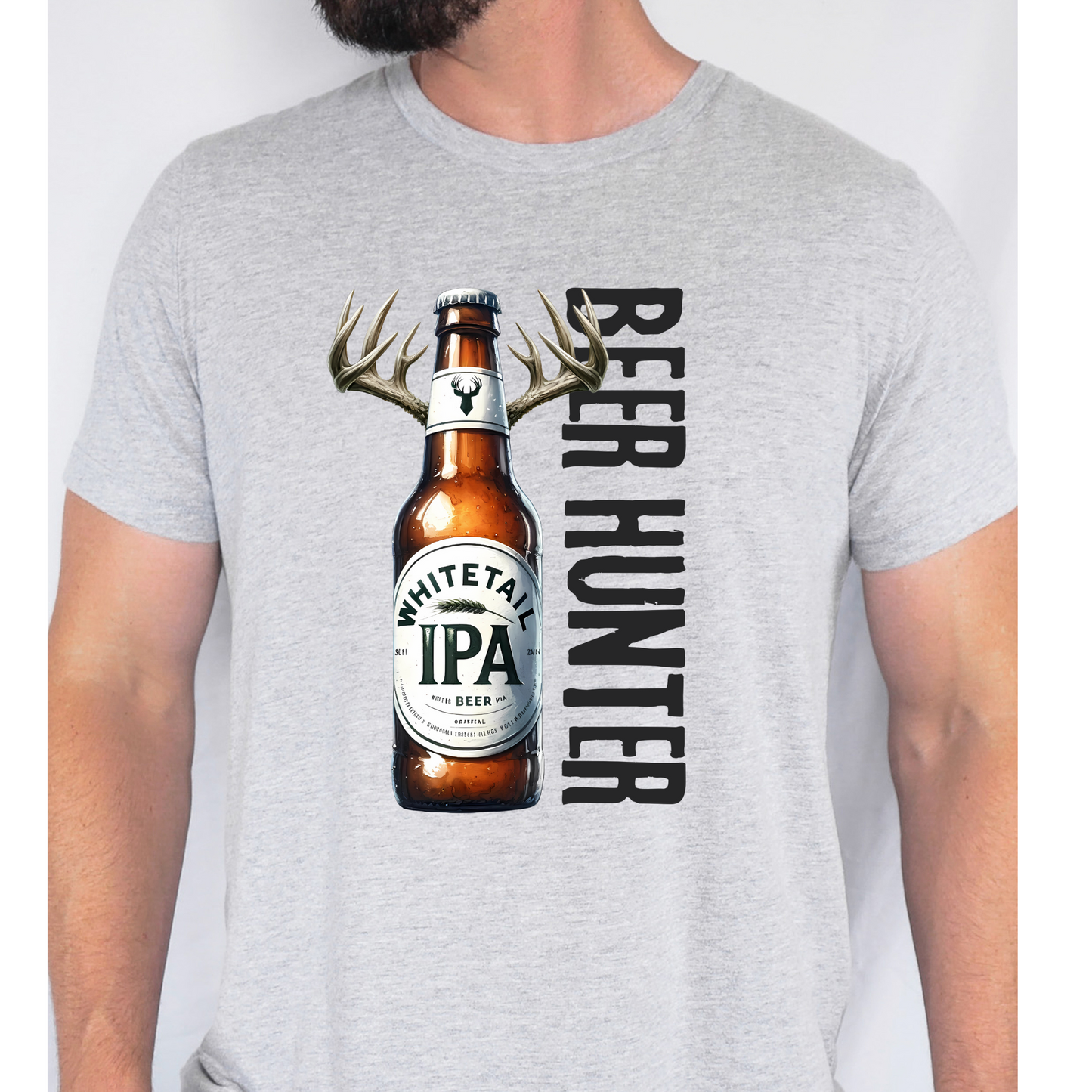 Beer Hunter Whitetail IPA Hunting DTF Transfer