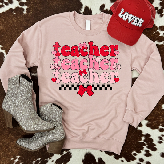 Teacher Valentine's DTF Transfer