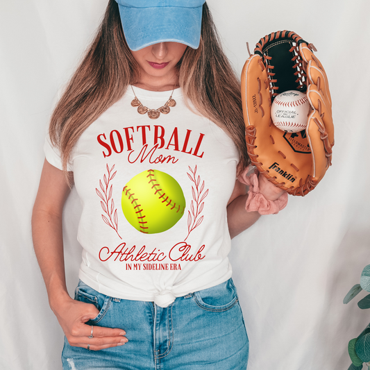 Softball Mom Athletic Club DTF Transfer
