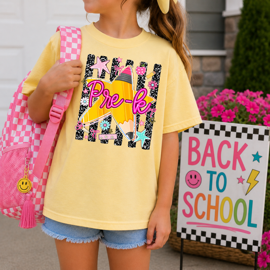 Pre-K Notebook Back to School DTF Transfer