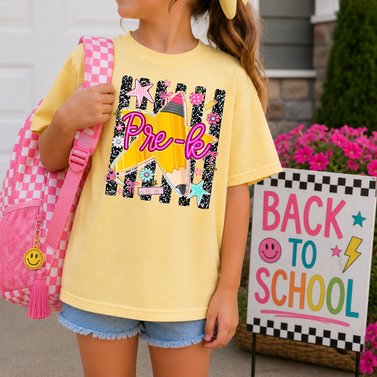 Pre-K Notebook Back to School DTF Transfer